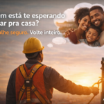 acidentes de trabalho na construção civil importância do EPI cinto de segurança e talabarte linha de vida em trabalho em altura andaimes e escadas com segurança plataformas elevatórias segurança normas de segurança do trabalho cultura de segurança no trabalho responsabilidade do trabalhador conscientização sobre segurança voltar pra casa com segurança família e trabalho segurança é um ato de amor quem te espera voltar pra casa valor da vida no trabalho trabalhar seguro para a família proteção da vida no trabalho trabalho em altura segurança no trabalho em altura prevenção de acidentes em altura uso de EPI em trabalho em altura riscos do trabalho em altura segurança na construção civil amr locadora locaçoes aluguel